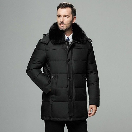 Mens duck down jacket hooded - mens,