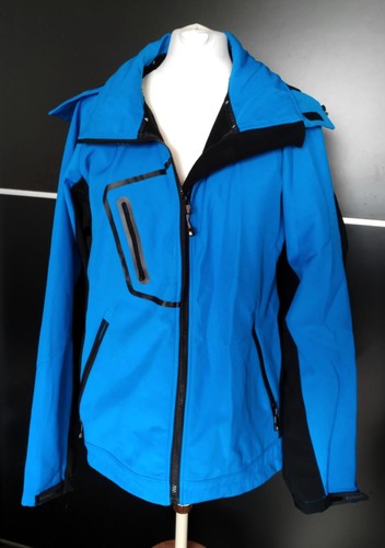 Mens softshell jacket blue - mens, by