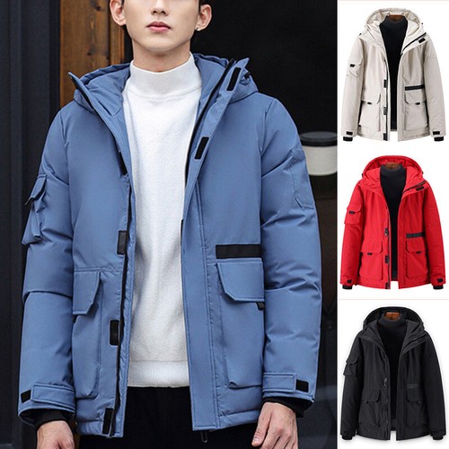 Mens down quilted parka - mens,
